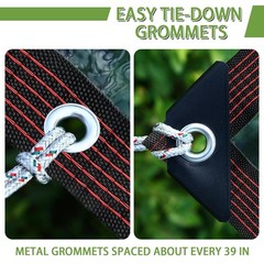 Clear Tarp with Grommets 8×12 ft, 2 Pack 10 Mil Waterproof Vinyl Black Border