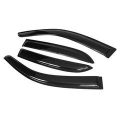 Window Visor Acrylic Rain Guard for Honda Accord 2003-2007 4Dr Smoke Tinted 4pcs