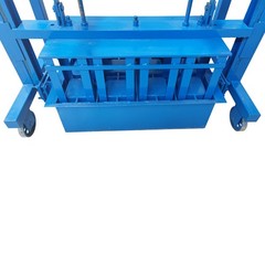 Manual Hollow Brick Press 4 Bricks/Cycle H1 Cavity Concrete Block Making Machine
