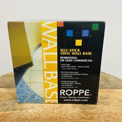 NEW Roppe 4 In. x 20 Ft. Roll Almond Vinyl Self-Stick Wall Cove Base HC40C53S184