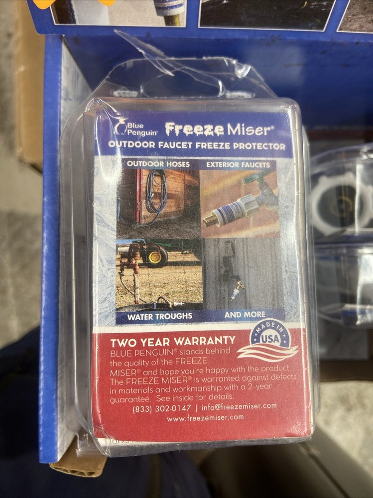 8-pack Freeze Miser ‎6000B Outdoor Faucet Freeze Protection