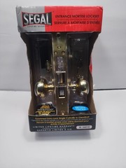 Segal SE 26010 Mortise Lock Set, Brass Right Hand, 2-1/2 In. Backset, Surface…