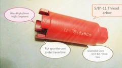 1 3/8″ & 2″ stone concrete core bit (12 Pieces) granite travertine hole saw cut