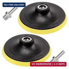 2 Pack 5 Inch Hook and Loop Backing Pad with M14 Thread,Rotary Buffing Pad Sandi
