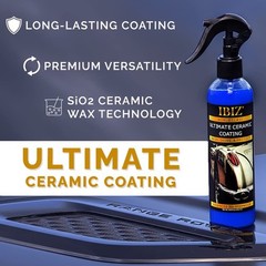 IBIZ Ultimate Ceramic Coating Car Wax – Spray Wax Paint Sealant – SiO2 Advanc…