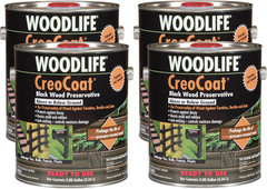 WOODLIFE 14436A-4PK Creocoat Black Wood Preservative, 0.88 Gallon, Black, 4 Pack