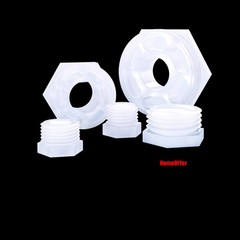 PP Plastic Bush Threaded Reducing Bushing Cores Male/Female BSP 1/8″ to 1-1/4″