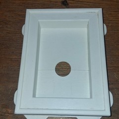 New Builders Edge Wrap Around Utility Blocks 3×5 vinyl siding #3 White 061696c
