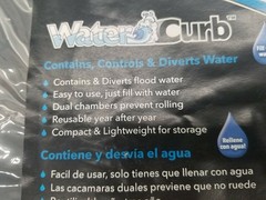 One(1) Quick Dam QDWC1010 10 In H X 10 Ft L Water Curb Flood Control Diverter