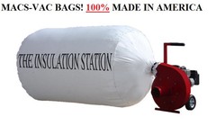 10 INSULATION REMOVAL VACUUM BAGS 75 CU. FT. HOLDS UP TO 300 LBS BEST QUALITY