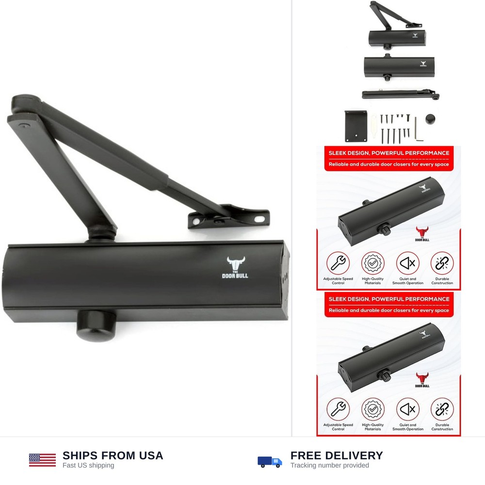 Commercial/Residential Grade Door Closer | Aluminum Heavy Duty 3 Spring Hydra…