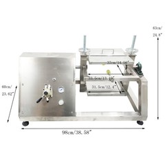 15-20L Heavy 0.63MPa Pneumatic Paint Mixer Coating Shaker 360 Degrees Rotated