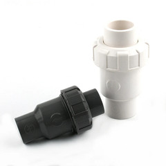1PC 20 25 32 40 50Mm UPVC Ball Check Valves Vertical Check Valve Exhaust Garden