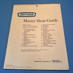 1969 Craftsman Master Shop Guide Flip Charts Hardware Lumber Moulding vtg 9-2911