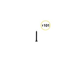 Deck Balusters,101 Pack Metal Deck Spindles,26″x0.75″Staircase Baluster with S