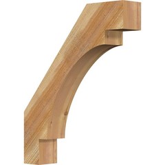 Ekena Millwork 4W X 20D X 24H Merced Rough Sawn Knee Brace Western Red Cedar