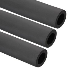 3Pcs 1-1/4″(32mm) ID x 6Ft Pipe Insulation Foam Tube Black