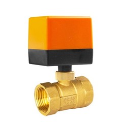 Brass Two-Way Electric Ball Valve AC220V DC12&24V Three-Wire Water Air Gas Valve