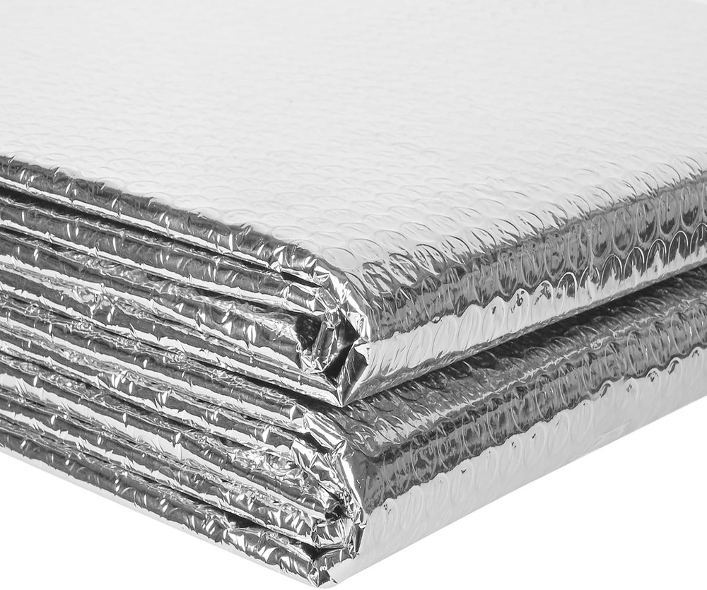 Reflective Insulation Roll, 23.6IN x 10FT Double Bubble Wrap Insulation Sheet, R