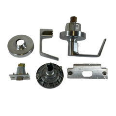 Schlage ALX10S 2-3/4″ G2 Satin Chrome Brass Keyless Passage Lever Locksets –