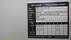 Plein & Baus W-Ie-Ne-R 0376.1195 VME MiniCrate 195