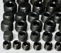 55pcs (1/16″ 1/8” 1/4” 3/8” 1/2”) NPT Plugs Assortment Kit Pipe Caps Fitting