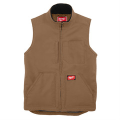 Milwaukee 801BR-3X Milwaukee Tool HEAVY DUTY SHERPA-LINED VEST – BROWN 3X