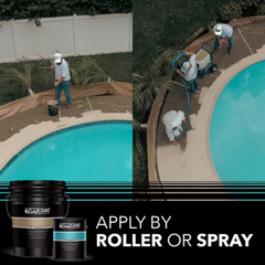 Tuff Coat UT-118 Waterpark Blue 1 Gallon: Medium Texture Non-Submersible