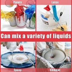 Loosh 3 Pcs 11 Inch Paint Stirrer for Drill, Paint Mixer Attachment, Helix Ep…