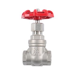 DN15 1/2″ NPT Stainless Steel Female Threaded Gate Valve Heavy Duty Wheel Handle