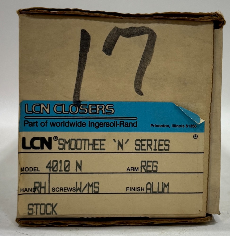 LCN 4010N Smoothee N Series Regarm Heavy Duty Right-Handed Door Closer