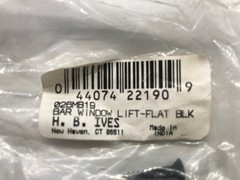 Bar Window Lift~Flat Black~026MB19~Ives