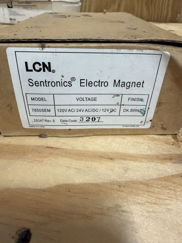 LCN 7850SEM Sentronics Electro Magnet Magnetic Door Holder READ DESCRIPTION