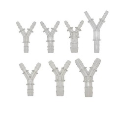 Plastic Barbed Connector Tube Hose Y Aquarium Windscreen Washer Y-Type Three Way