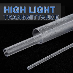 uxcell 10 Pcs Clear Plastic Rigid Tubing 2mm ID x 3mm OD, x 3mm,