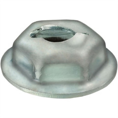 AVC.AP3403 AUVECO AP3403 Hex Washer Thread Cutting Nut, 1/8 in Stud x 5/16 in A