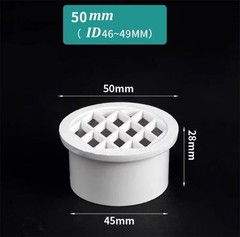 50/75/110/160mm PVC Drainage Pipe Connector Built-in Floor Drain Cover Round