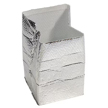 Insulated Box Liner, 12 In L, 12″W, 12 In H, Pk25, 56La24