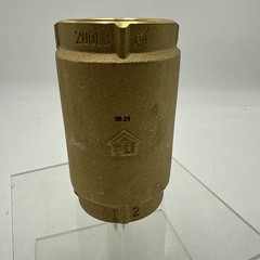 Homewerks Worldwide Spring Check Valve 241-2-2-2 2 in. Lead Free Brass FIP FIP