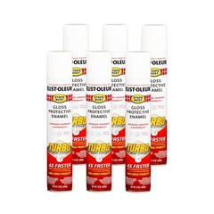 Rust-Oleum 334133-6PK Stops Rust Turbo Spray 24 Ounce (Pack of 6), White