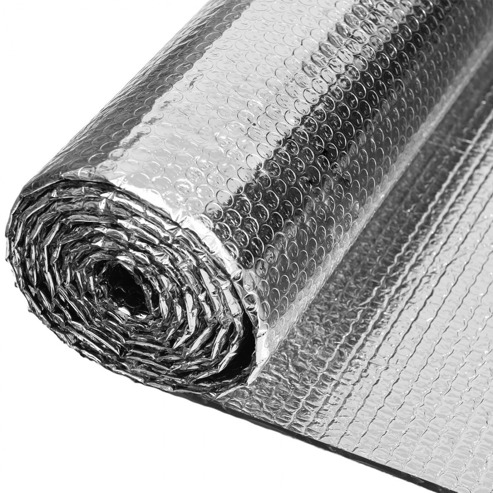 YoleShy Double Reflective Insulation 48 in X 10 FT RV 48in x 10ft, Sliver