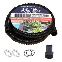 Corrugated Pond Tubing – Flexible, Kinkproof, Reinforced PVC Hose for Water G…