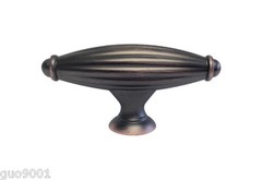 New Oil Rubbed bronze Flute Kitchen Bathroom Cabinet Knob pull 65mm (2 9/16″ )