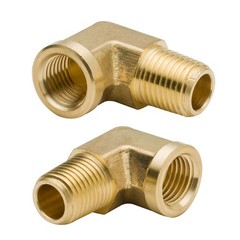 Legines 90 Degree Brass Street Elbow 1/2″ 1/2 inch (2 Pack), Pack Of 2,Brass
