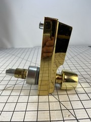 KABA BC016835 Pushbutton Door Lock Cylindrical Lever 5-Button Lock Handle Gold