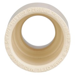 Charlotte Pipe CTS021001800 CPVC Reducing Coupling 3/4 x 1/2 Dia. in. (25-pack)