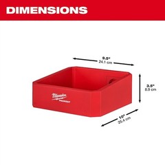 Milwaukee Tool 48-22-8347 Compact Shelf For Packout Wall-Mounted Storage