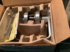SCHLAGE ENTRANCE LOCK AL53JD SAT 626 KEYED ENTRANCE door Lock 1 3/4 DR