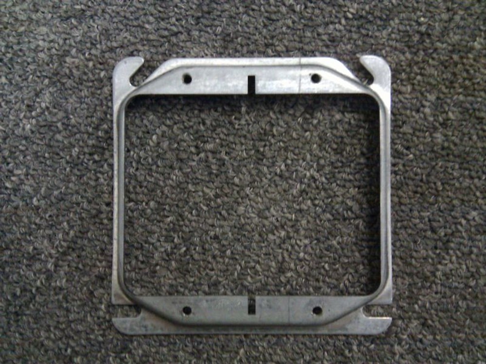 (50 pc) 4″ Square Electrical Box Cover Mud Ring Adapter, 2 Device, Raised 5/8″