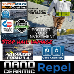 High Impact/Hail Resistant – Nano Roof Coating – 5 GALLONS